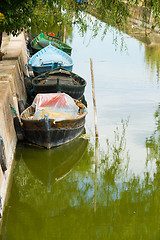 Image showing Traditional fishing boats