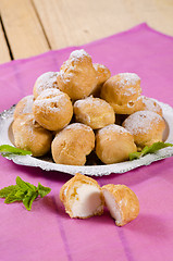 Image showing Portion of profiteroles