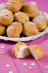 Image showing Portion of profiteroles