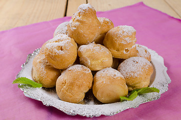 Image showing Portion of profiteroles