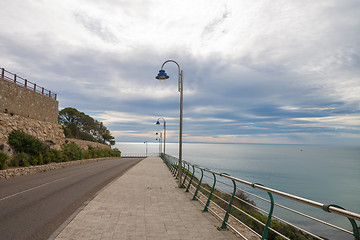 Image showing Scenic coastal road