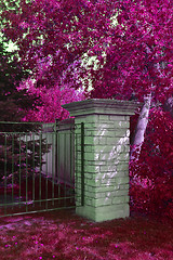 Image showing  Abstract fence post.