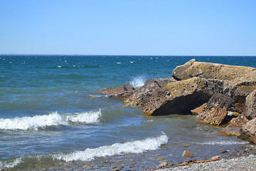 Image showing Shoreline on lake Ontario.