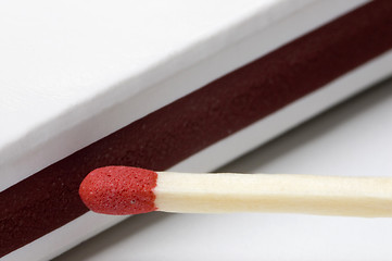 Image showing Striking a match