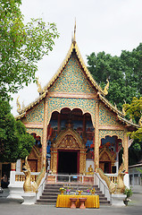 Image showing Thai temple in Chiang Mai