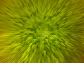 Image showing Green abstract background like explosion