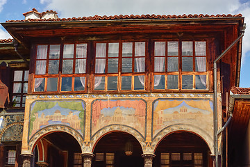 Image showing A traditional old house in Koprivshtitsa Bulgaria, from the time