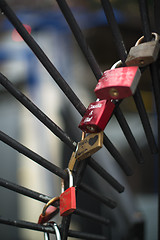 Image showing Love padlocks