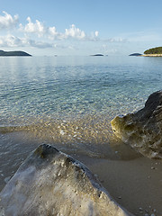 Image showing Beach in morning light