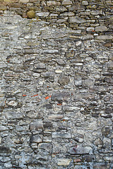 Image showing wall built of natural stones