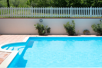 Image showing swimming pool detail