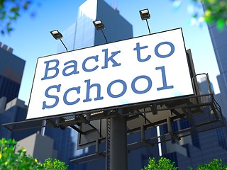 Image showing Education Concept on Billboard.