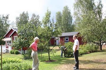 Image showing Summer house idyll in Sweden