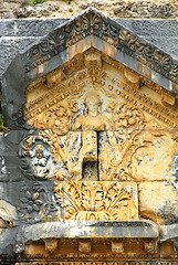 Image showing detail of ancient amphitheater in Aspendos