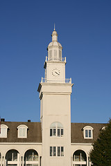 Image showing Close up on an Old Colonial Building