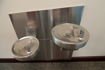 Image showing interior public water bubbler