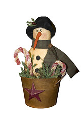 Image showing Crafty Snowman