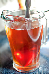 Image showing iced tea pitcher