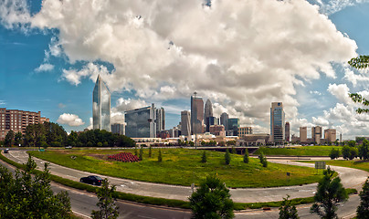 Image showing Skyline of Charlotte Towers