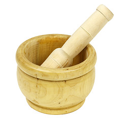 Image showing wooden pestle