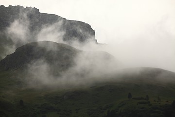 Image showing Misty Cliffs