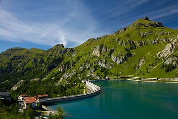 Image showing Lake Fedaia