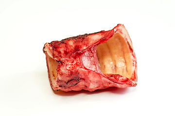 Image showing cow throat, dog barf food