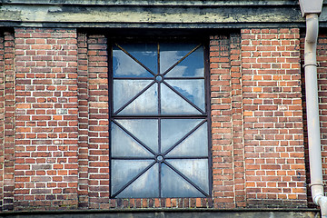 Image showing old window of an refinery