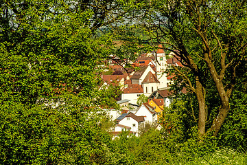 Image showing village in the green