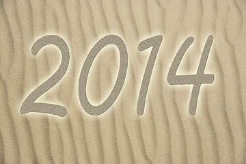Image showing sand with 2014