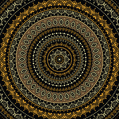 Image showing Mandala. Indian decorative pattern.