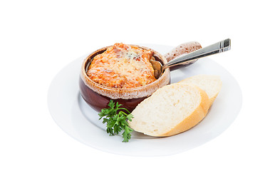 Image showing French onion soup