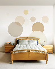 Image showing Design in modern bedroom