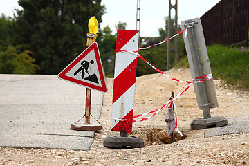 Image showing Roadwork