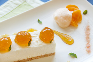 Image showing Mandarin Cheese Cake