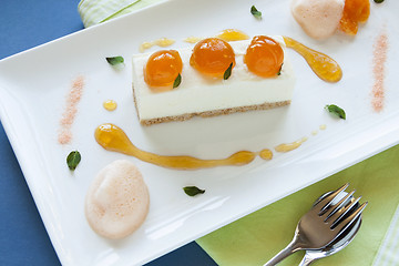 Image showing Mandarin Cheese Cake
