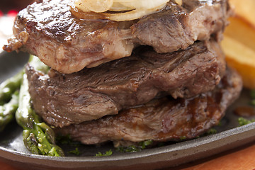 Image showing Triple Steaks