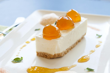 Image showing Mandarin Cheese Cake