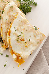 Image showing Pumpkin Quesadilla