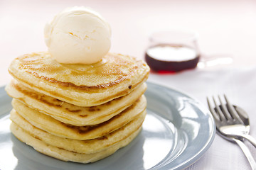 Image showing Heart Shaped Pancakes