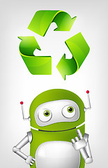 Image showing Green Robot