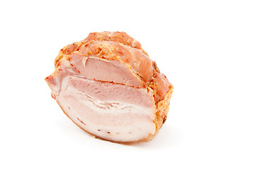 Image showing Meat isolated on white background 