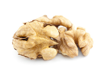 Image showing Walnuts isolated on white background 