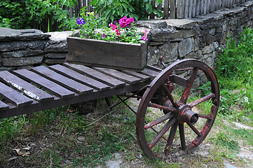 Image showing Flower Box on the Cart