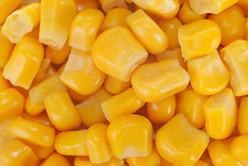 Image showing Sweet  marinated whole kernel corn  as  background