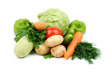 Image showing Heap of Vegetables