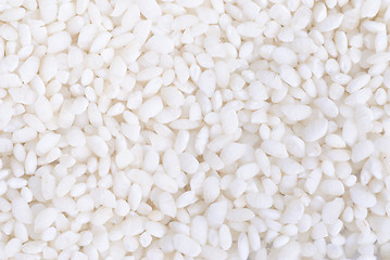 Image showing close up of white rice 