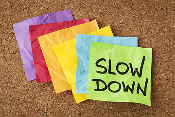 Image showing slow down - lifestyle concept