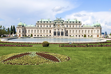 Image showing Upper Belvedere Palace Castle Vienna Austria Europe with landsca