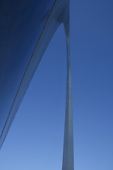 Image showing Close up on The Arch at St. Louis